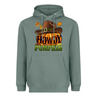 Sage Howdy pumpkin Heavyweight Hoodie - NancyCooperArtShop