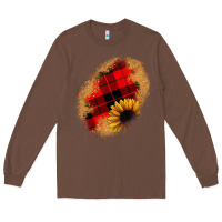 Chestnut sunflower Christmas patch Long Sleeve Tee - JahusDesignShop