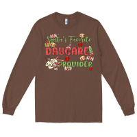 Chestnut santa's favorite daycare provider Long Sleeve Tee - MaliasSmallBusiness