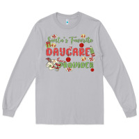 Moon Dust santa's favorite daycare provider Long Sleeve Tee - MaliasSmallBusiness