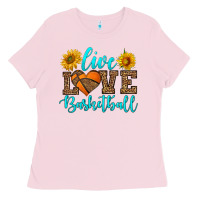 Live Love Basketball Ladies Tee | Teevron