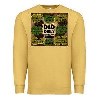 Antique Gold dad daily affirmations Premium Sweatshirt - TumblerDesignByShophia