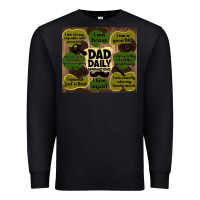 Black dad daily affirmations Premium Sweatshirt - TumblerDesignByShophia