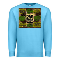 Ocean Blue dad daily affirmations Premium Sweatshirt - TumblerDesignByShophia