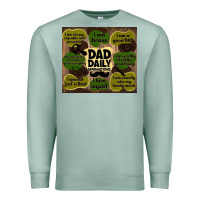 Seafoam dad daily affirmations Premium Sweatshirt - TumblerDesignByShophia
