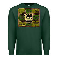 Sports Green dad daily affirmations Premium Sweatshirt - TumblerDesignByShophia