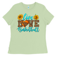 Matcha live love basketball Ladies Tee - HRA Design Shop
