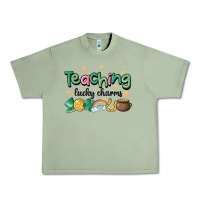 Oil Green teaching lucky charm Urban Heavy Tee - MaliasSmallBusiness