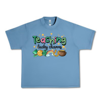 Pebble Blue teaching lucky charm Urban Heavy Tee - MaliasSmallBusiness