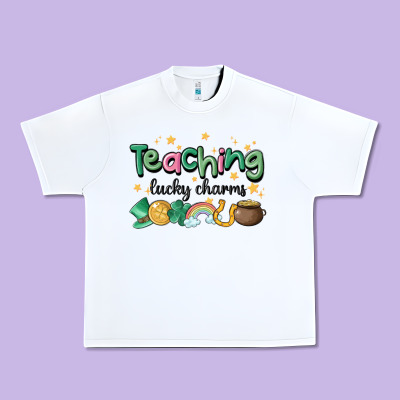 Teaching Lucky Charm Urban Heavy Tee Designed By Maliassmallbusiness