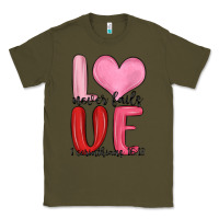 Army Green love never fails valentine s day Classic Tee - MaliasSmallBusiness