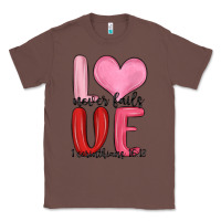 Chestnut love never fails valentine s day Classic Tee - MaliasSmallBusiness
