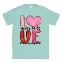 Love Never Fails Valentine S Day Classic Tee | Teevron
