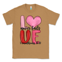 Toasted Coconut love never fails valentine s day Classic Tee - MaliasSmallBusiness