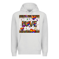Dove Grey love hearts pride tumbler Premium Hoodie - JahusDesignShop