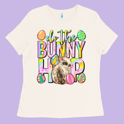 Do The Bunny Hop Easter Day Ladies Tee Designed By Neo Western