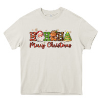 Cream hohoho merry christmas santa coffee cup tree cooki Heavy Core Tee - FaDigitalArtStudio