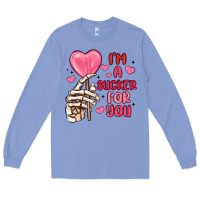Colony Blue i m a sucker for you Long Sleeve Tee - MaliasSmallBusiness