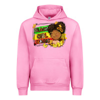 Fuchsia Pink black girl magic Urban Hoodie - FaDigitalArtStudio