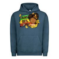 Pigment Midnight Navy black girl magic Urban Hoodie - FaDigitalArtStudio