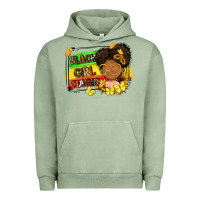 Pigment Oil Green black girl magic Urban Hoodie - FaDigitalArtStudio