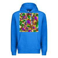 True Royal Mardi Gras jester had and crawfish with leopard pa Premium Hoodie - HowdyJamesFarm