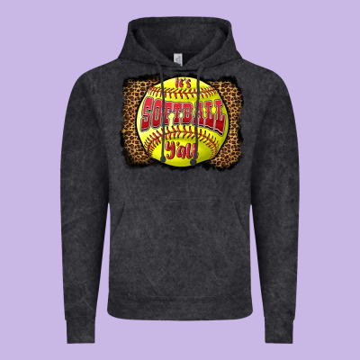 It's Softball Y'all Vintage Hoodie Designed By Lillyallendesigns