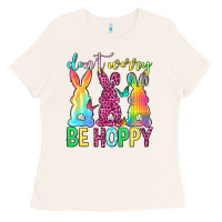 Bone Don't worry be hoppy Easter Day Ladies Tee - Neo Western