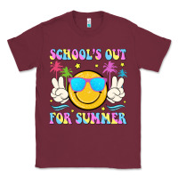 Burgundy schools out for summer Classic Tee - JahusDesignShop