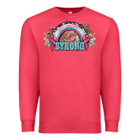 Cardinal Strong Cancer rainbow Cancer Awareness Premium Sweatshirt - HowdyJamesFarm