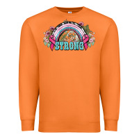 Strong Cancer Rainbow Cancer Awareness Premium Sweatshirt | Teevron