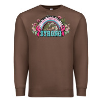Chestnut Strong Cancer rainbow Cancer Awareness Premium Sweatshirt - HowdyJamesFarm