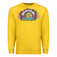 Lemon Strong Cancer rainbow Cancer Awareness Premium Sweatshirt - HowdyJamesFarm