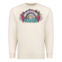 Sandshell Strong Cancer rainbow Cancer Awareness Premium Sweatshirt - HowdyJamesFarm