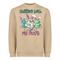 Mushroom chilling with my peeps Heavyweight Sweatshirt - MaliasSmallBusiness