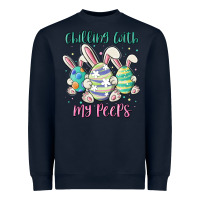 Navy chilling with my peeps Heavyweight Sweatshirt - MaliasSmallBusiness