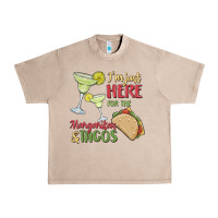 French Oak i'm here for the margaritas and tacos Urban Heavy Tee - MaliasSmallBusiness