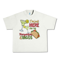 Pistachio i'm here for the margaritas and tacos Urban Heavy Tee - MaliasSmallBusiness