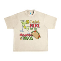 Sandshell i'm here for the margaritas and tacos Urban Heavy Tee - MaliasSmallBusiness