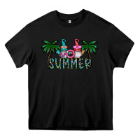 Black summer Heavy Core Tee - CowhideDigitalArt