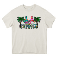 Cream summer Heavy Core Tee - CowhideDigitalArt
