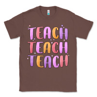 Chestnut teach teach varsity Classic Tee - MaliasSmallBusiness
