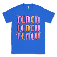 True Royal teach teach varsity Classic Tee - MaliasSmallBusiness