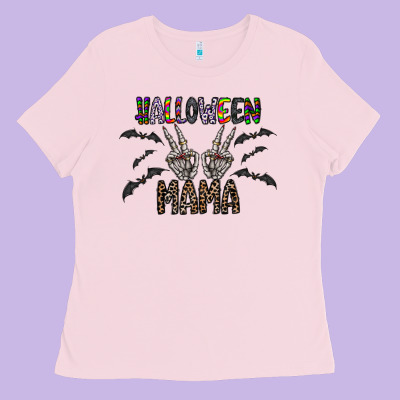 Halloween Mama Ladies Tee Designed By Cowhidedigitalart