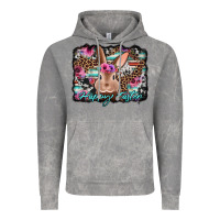Cloud Rock happy easter bunny western background Vintage Hoodie - Jasminsmagicworld