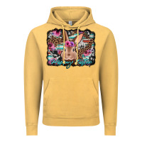 Vintage Mustard happy easter bunny western background Vintage Hoodie - Jasminsmagicworld