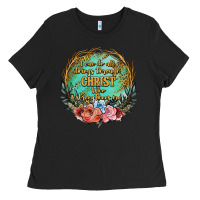 Black i can do all things through christ who strenghtens me Ladies Tee - JahusDesignShop