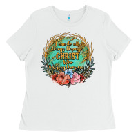 White i can do all things through christ who strenghtens me Ladies Tee - JahusDesignShop