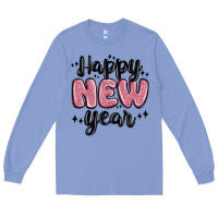 Colony Blue happy new year Long Sleeve Tee - MaliasSmallBusiness
