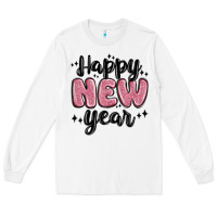 White happy new year Long Sleeve Tee - MaliasSmallBusiness